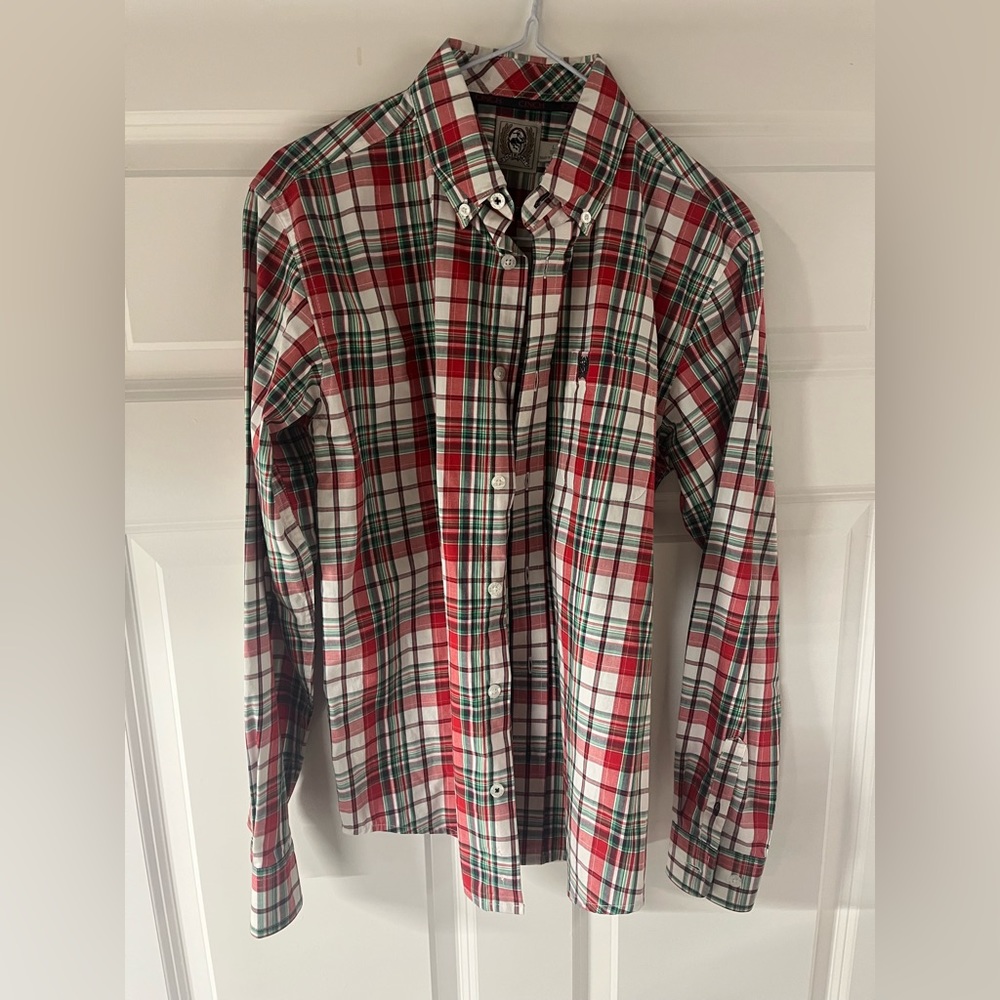 Cinch Boy’s Western Button Down Plaid Shirt